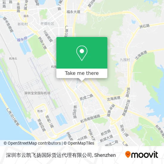 深圳市云凯飞扬国际货运代理有限公司 map