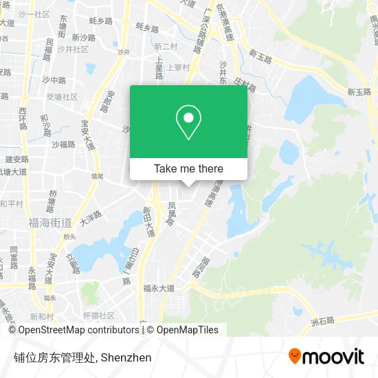 铺位房东管理处 map