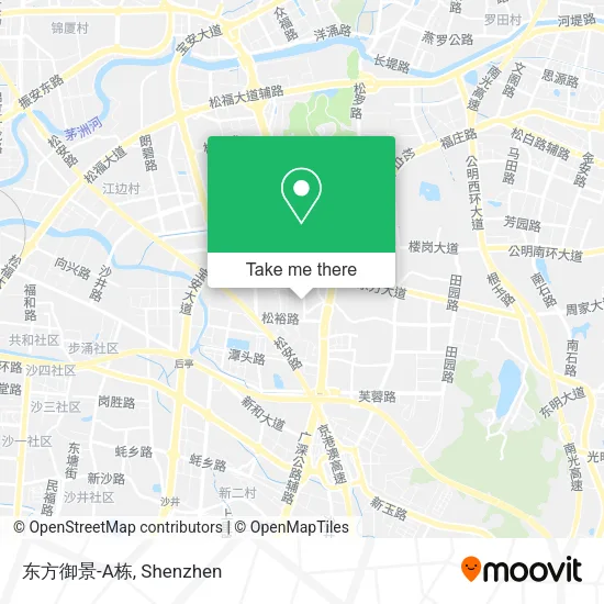 东方御景-A栋 map