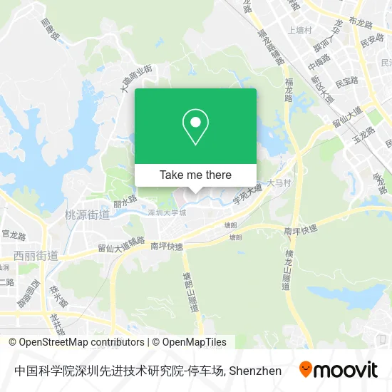 中国科学院深圳先进技术研究院-停车场 map