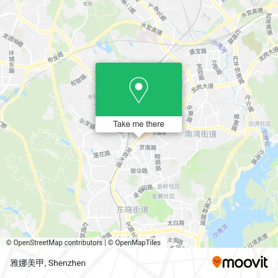 雅娜美甲 map