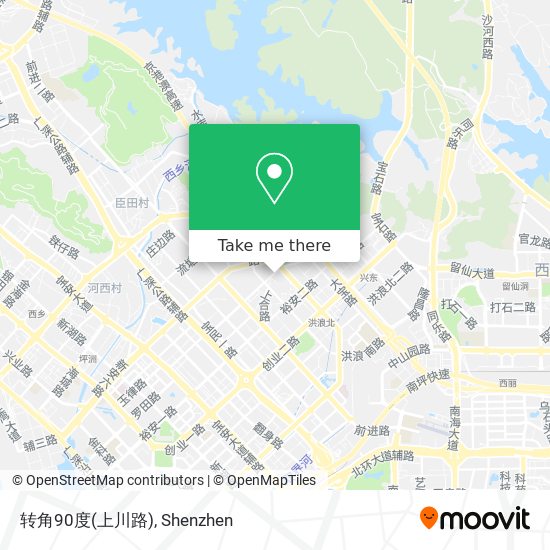转角90度(上川路) map