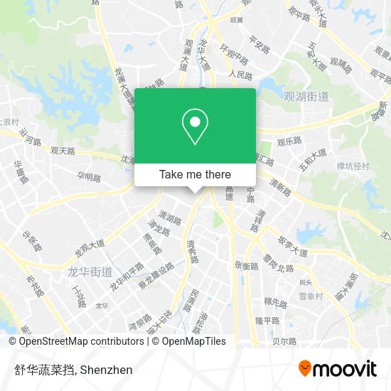 舒华蔬菜挡 map