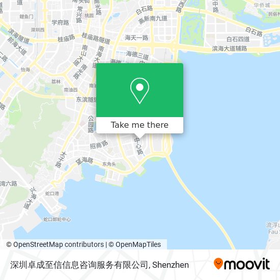 深圳卓成至信信息咨询服务有限公司 map
