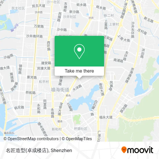名匠造型(卓成楼店) map