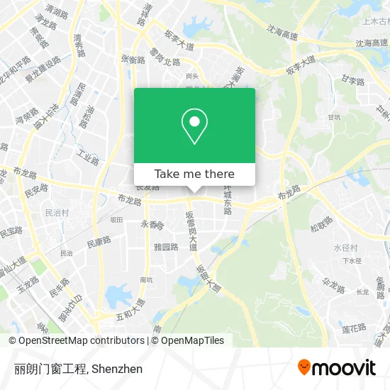 丽朗门窗工程 map