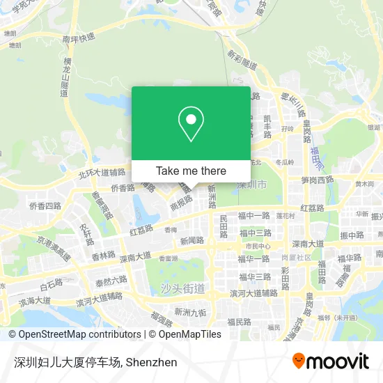 深圳妇儿大厦停车场 map