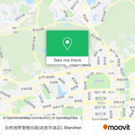 自然地带宠物乐园(农批市场店) map