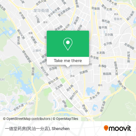 一德堂药房(民治一分店) map