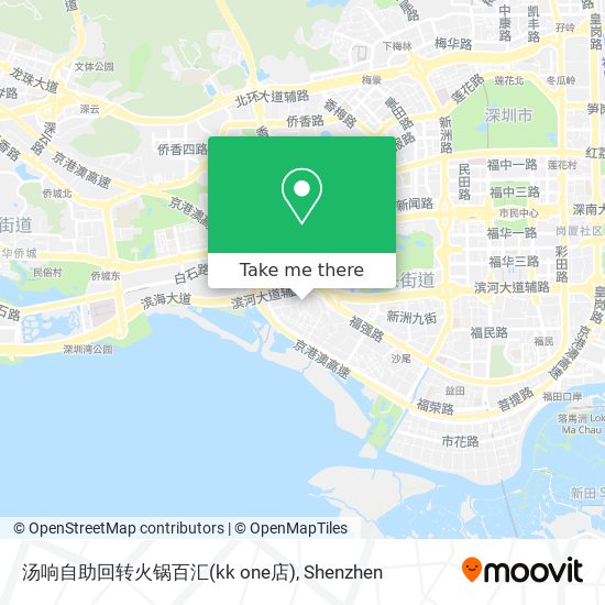 汤响自助回转火锅百汇(kk one店) map