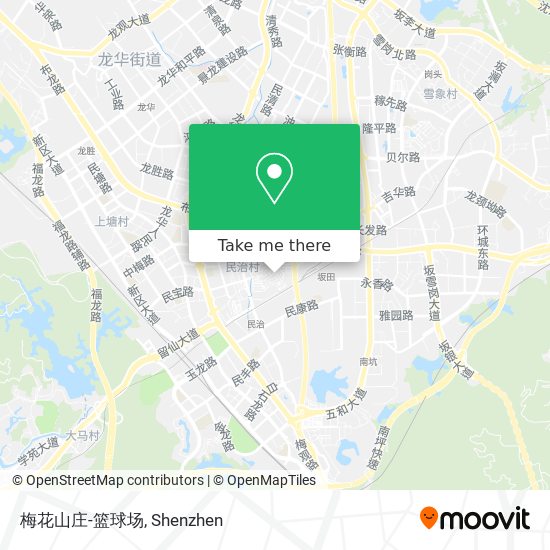 梅花山庄-篮球场 map