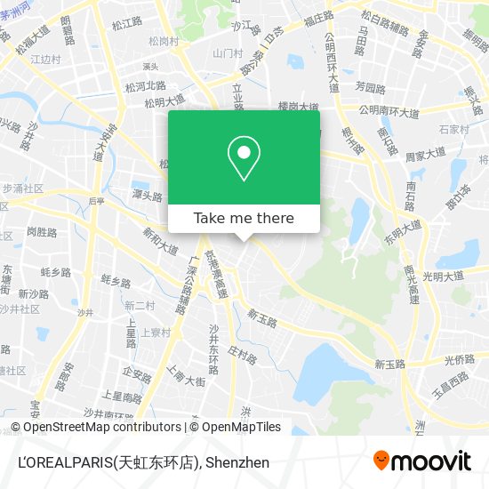 L‘OREALPARIS(天虹东环店) map