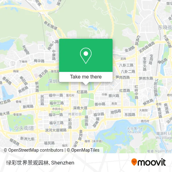 绿彩世界景观园林 map