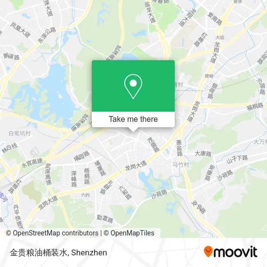 金贵粮油桶装水 map