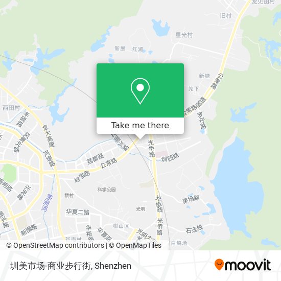 圳美市场-商业步行街 map