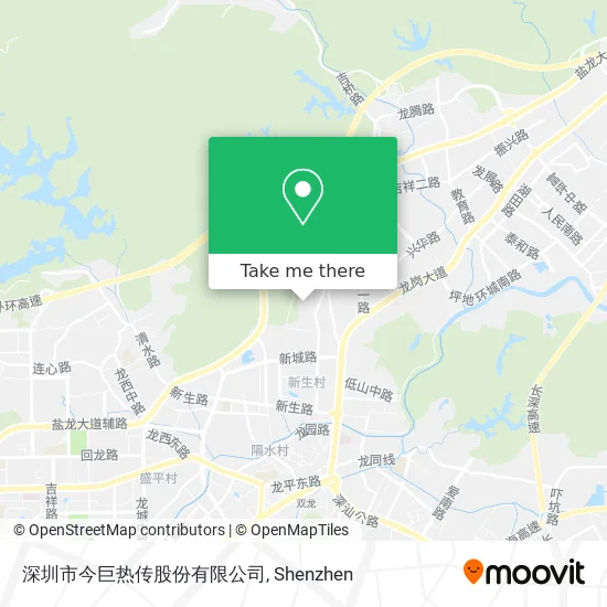深圳市今巨热传股份有限公司 map
