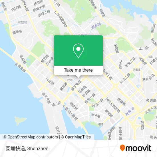 圆通快递 map
