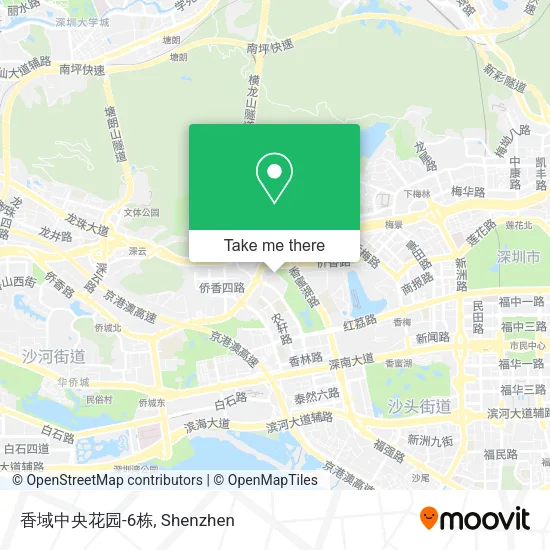 香域中央花园-6栋 map