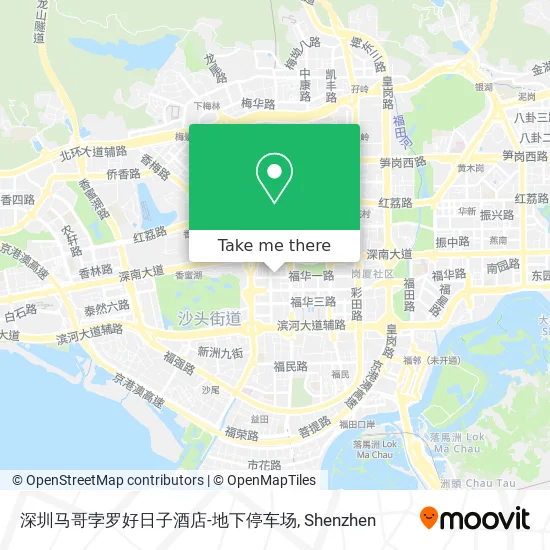 深圳马哥孛罗好日子酒店-地下停车场 map