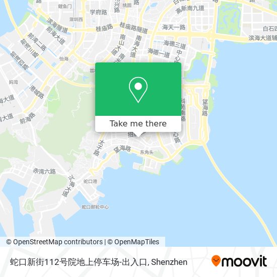 蛇口新街112号院地上停车场-出入口 map