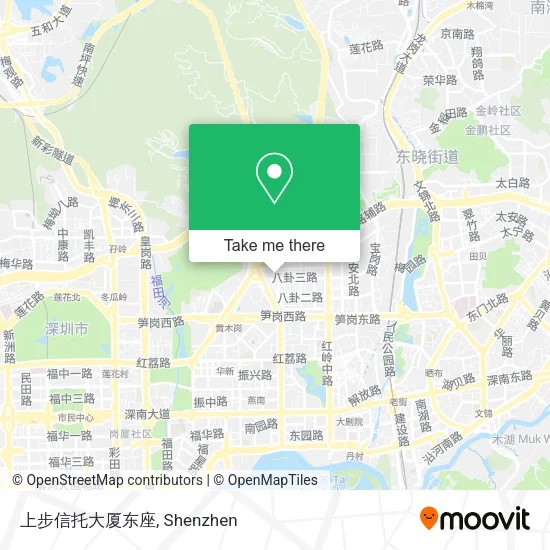 上步信托大厦东座 map