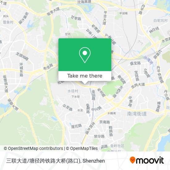 三联大道/塘径跨铁路大桥(路口) map