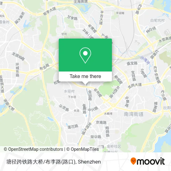 塘径跨铁路大桥/布李路(路口) map