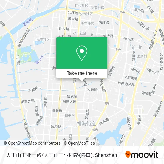 大王山工业一路/大王山工业四路(路口) map