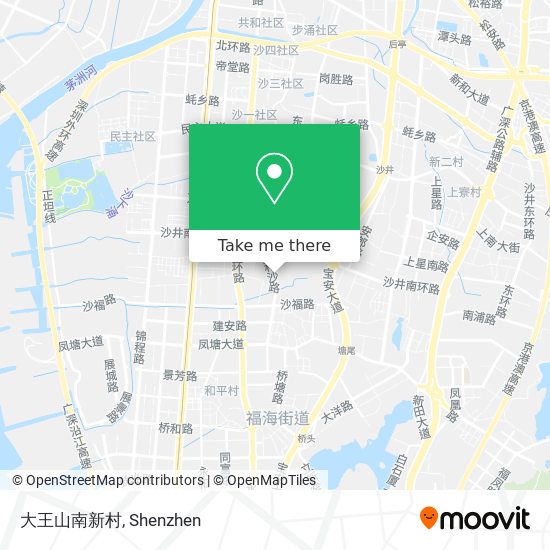 大王山南新村 map