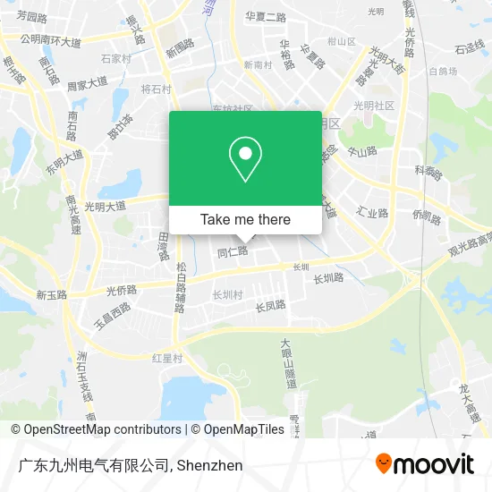 广东九州电气有限公司 map