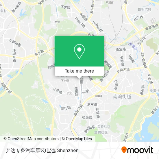 奔达专备汽车原装电池 map