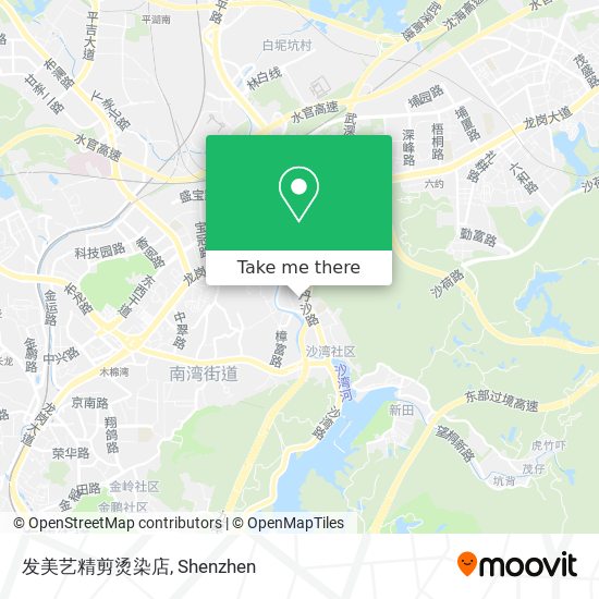 发美艺精剪烫染店 map