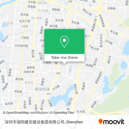 深圳市福田建安建设集团有限公司 map