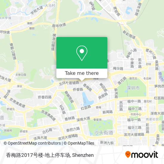 香梅路2017号楼-地上停车场 map