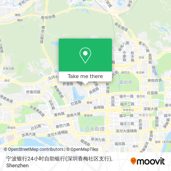 宁波银行24小时自助银行(深圳香梅社区支行) map