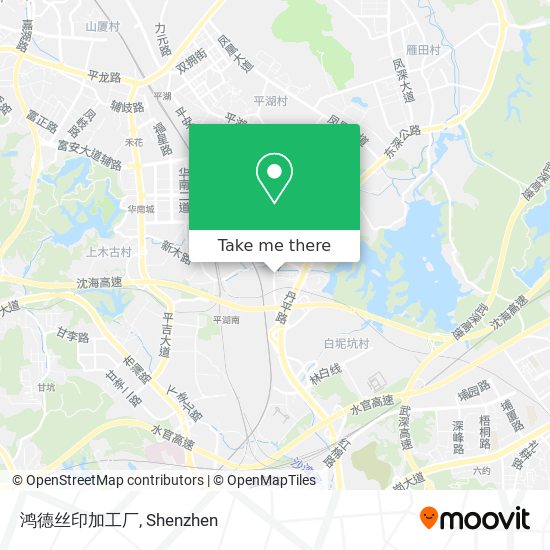 鸿德丝印加工厂 map