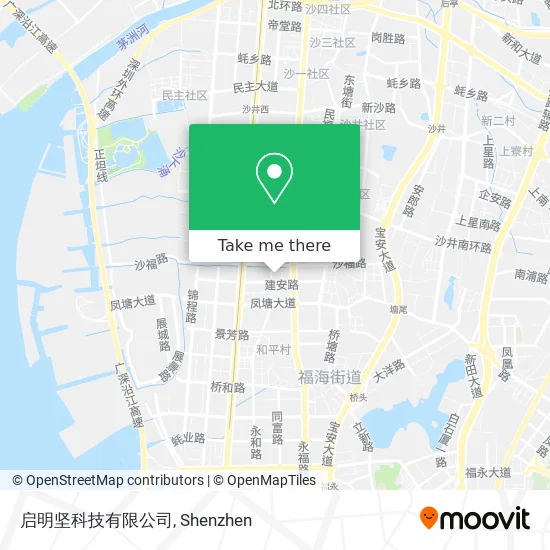 启明坚科技有限公司 map