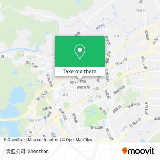 震坚公司 map