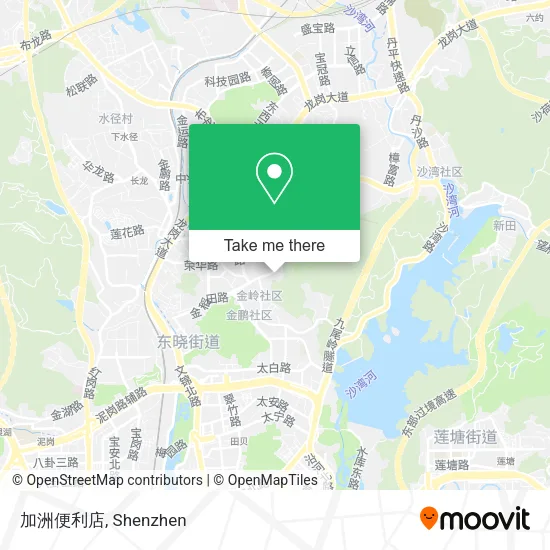 加洲便利店 map
