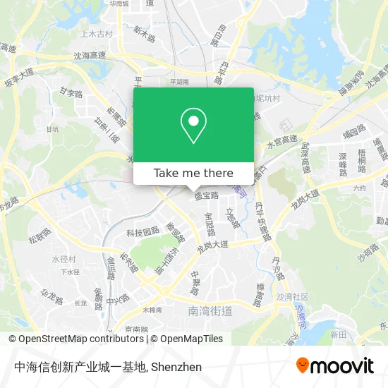 中海信创新产业城一基地 map