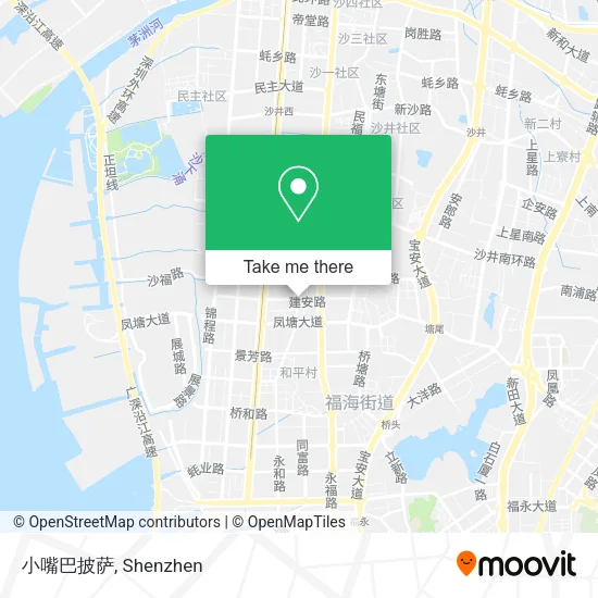 小嘴巴披萨 map