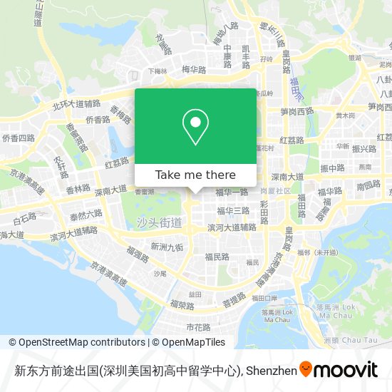 新东方前途出国(深圳美国初高中留学中心) map