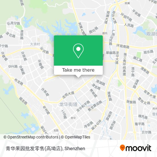 青华果园批发零售(高坳店) map