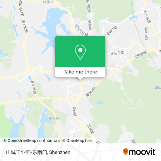 山城工业邨-东南门 map