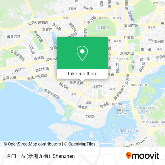 名门一品(新洲九街) map