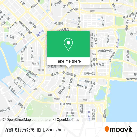 深航飞行员公寓-北门 map