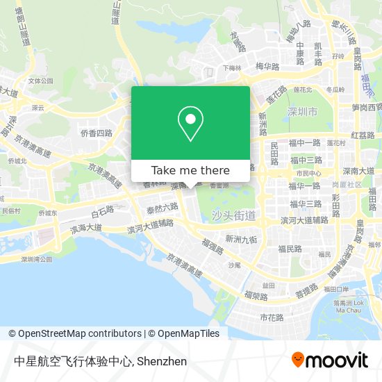 中星航空飞行体验中心 map