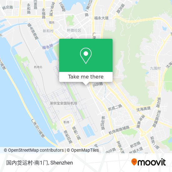 国内货运村-南1门 map