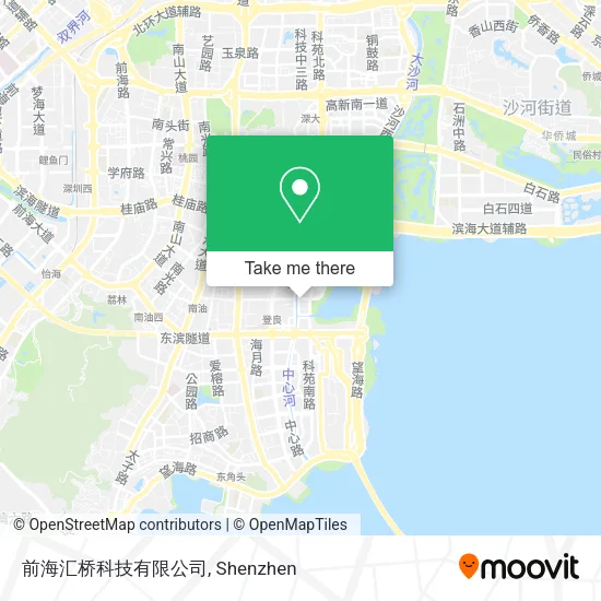 前海汇桥科技有限公司 map