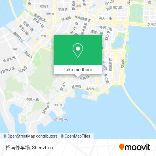 招南停车场 map